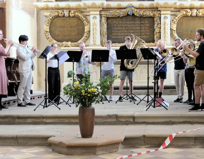 Festgottesdienst im Dom, Posaunenchor